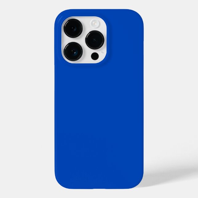 Chroma-Schlüsselfarbe Blau Case-Mate iPhone 14 Pro Hülle (Rückseite)