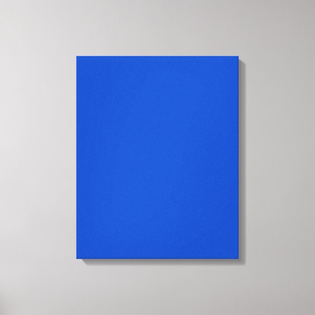 Chroma-Schlüsselfarbe Blau Leinwanddruck (Vorderseite)