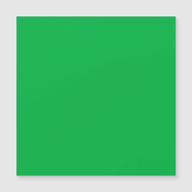 Chroma-Schlüsselfarbe Grün Magnetkarte (Vorderseite)