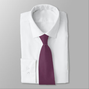 Chroma Textura - Beet Solid Color Neck Tie Krawatte
