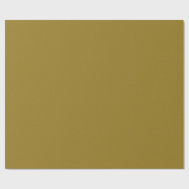 Chroma Textura - Ocker Geschenkpapier (Flach)