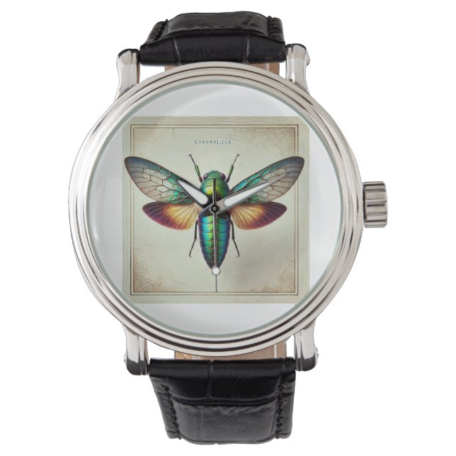 Chromalizus 190924IREF238 - Watercolor Armbanduhr (Vorderseite)