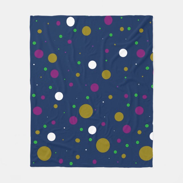 Chromatic Confetti Fleece Blanket (Vorderseite)