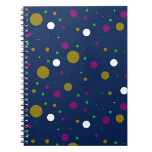 Chromatic Confetti Spiral Notebook Notizblock