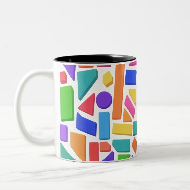 Chromatic Geometry Zweifarbige Tasse (Links)