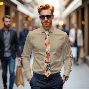 Chromatic Harmonic Abstrakt Art Krawatte