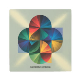 Chromatic Harmony Metal Print