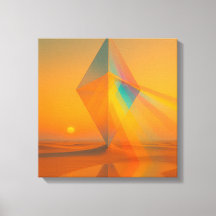 Chromatic Horizon Leinwanddruck