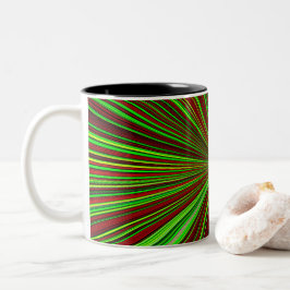  Chromatic Radialburst Mug Zweifarbige Tasse