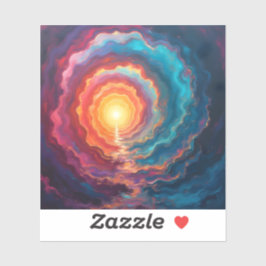 Chromatic Singularity - Square Vinyl Aufkleber