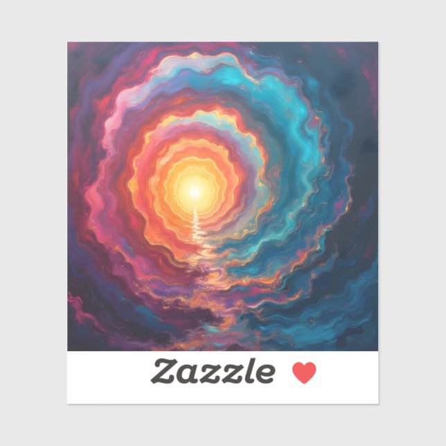 Chromatic Singularity - Square Vinyl Aufkleber (Blatt)