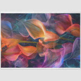Chromatic Vibranred Calla Lillie Decoupage Seidenpapier