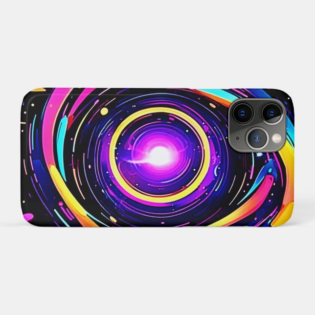 Chromatic Vortex Art Case-Mate iPhone Hülle (Rückseite (Horizontal))