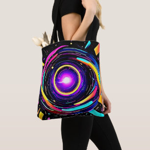 Chromatic Vortex Art Tasche