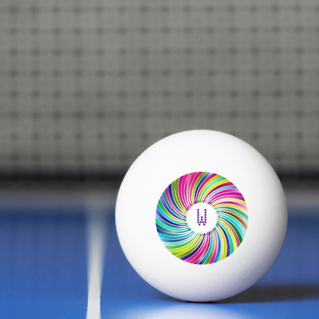 Chromatic Vortex Ping Pong Ball Tischtennisball (Netto)