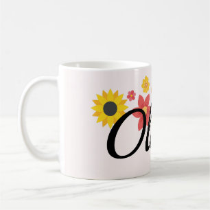 Chromatische Blöcke - Name hinzufügen Kaffeetasse