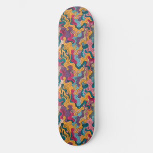 Chromatische Korridore Skateboarddecke Skateboard