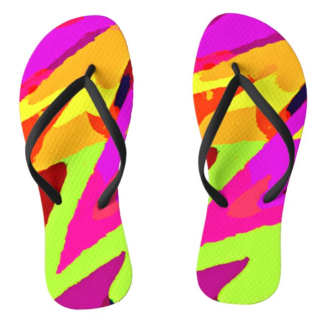 Chromatische Kunstfusion Flip Flops (Fußbett)