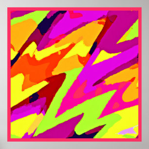 Chromatische Kunstfusion Poster