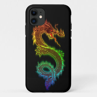 Chromatischer Ostdrache (Schwarzes) Case-Mate iPhone Hülle