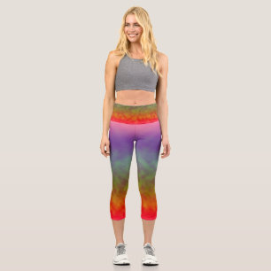Chromatisches Nachwetter Capri Leggings