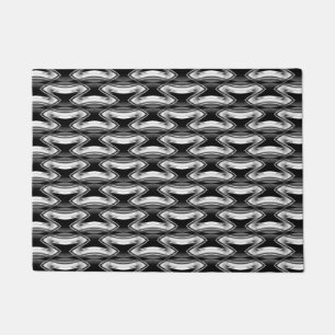 Chromaz S1 Schwarz-Chrome-Muster-Türmatte Fußmatte