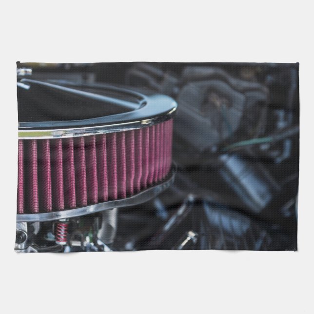 Chrome Air Intake Geschirrtuch (Horizontal)