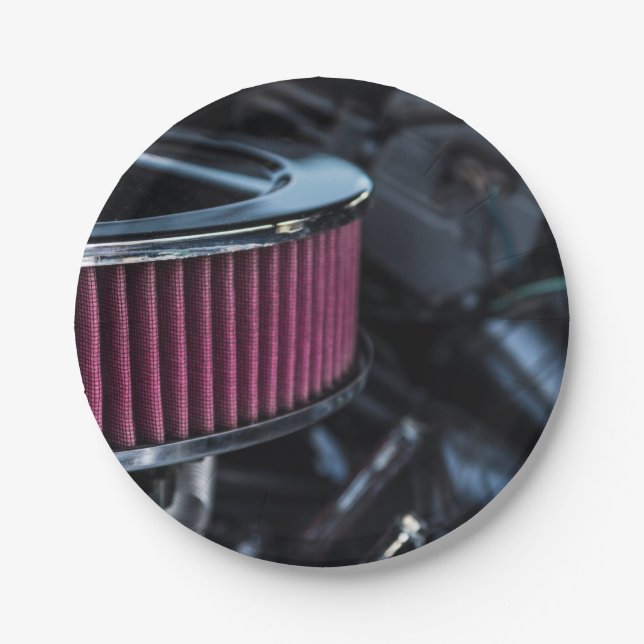 Chrome Air Intake Pappteller (Vorderseite)
