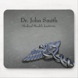 Chrome Beruflich Medical Caduceus - Mousepad