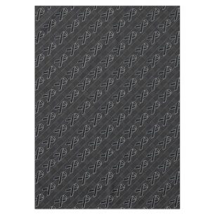 Chrome Black Ribbon Awareness Style Tischdecke