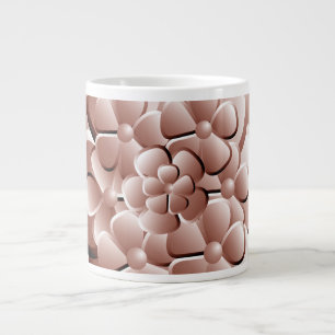 Chrome-Blume - Kupfer-Riesen-Kaffee-Tasse Jumbo-Tasse