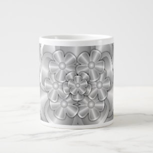 Chrome-Blume - Silver Giant Coffee Tasse