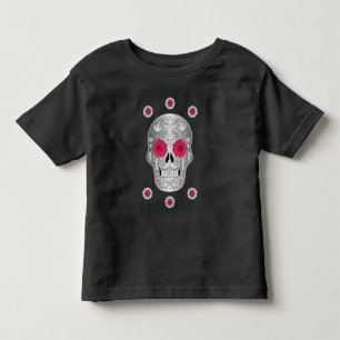 Chrome Calavera (Rosa Rose) T - Shirt Kleinkind