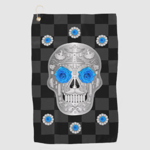 Chrome Calavera (Rose Bleu) serviette de golf