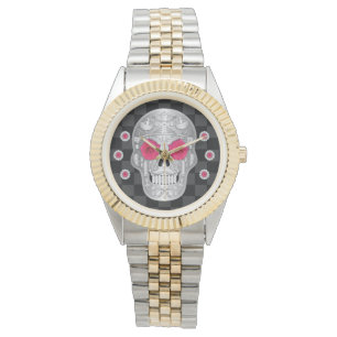 Chrome Calavera (Rose rose) Montre