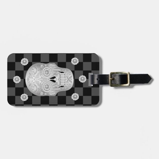 Chrome Calavera Watch Gepäckanhänger (Vorderseite horizontal)