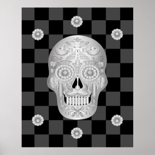 Chrome Calavera Watch Poster
