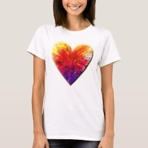 Chrome coeurs 3D T-shirt