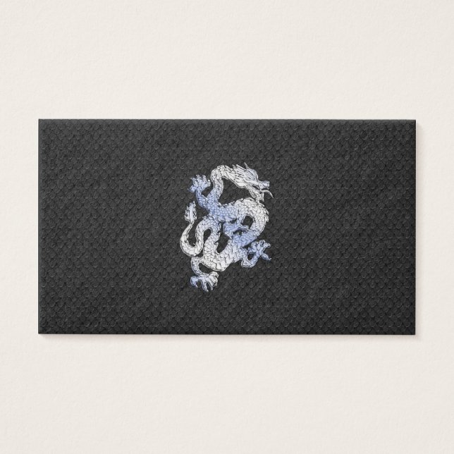 Chrome comme argent Dragon Black Snake style de pe (Devant)