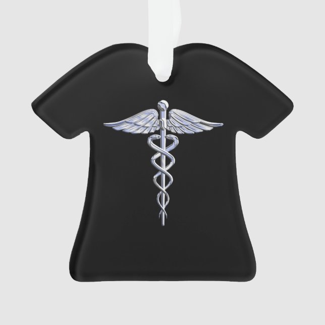 Chrome Comme Caduceus Symbole Médicale (devant)