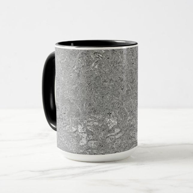 Chrome-farbige Orchideen, Tasse (Vorderseite Links)