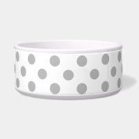 Chrome Gray Polka Dots Circles