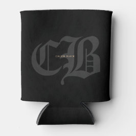 Chrome Hearts inspiriert minimalistisches Schwarz Dosenkühler