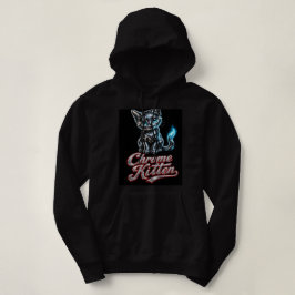 Chrome Kitten Cool Hoodie