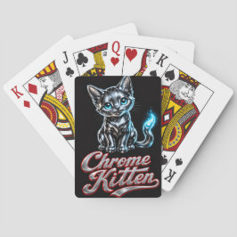 Chrome Kitten Coole Kapuzenjacke Spielkarten