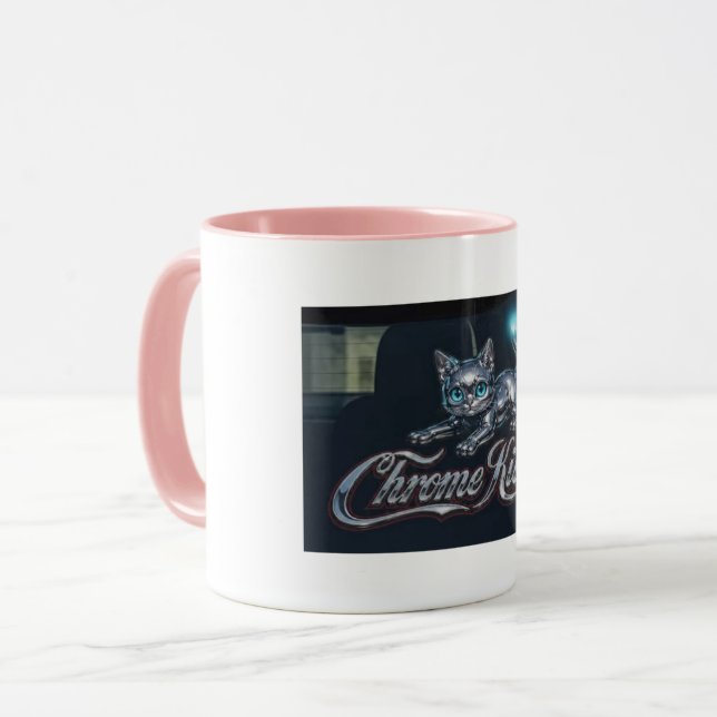 Chrome Kitten Kaffeetasse (Vorderseite Links)