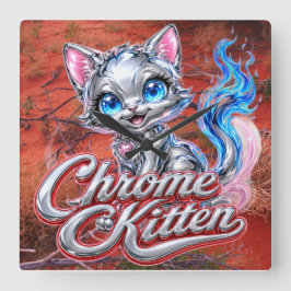 Chrome Kitten Outback Purrer Uhr