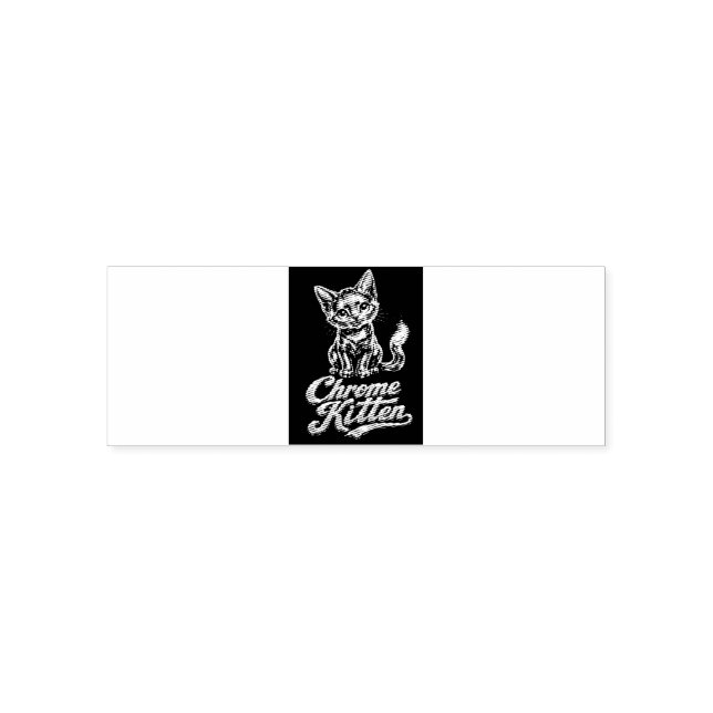 Chrome Kitten Stempelstampfer Permastempel (Design)