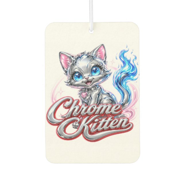 Chrome Kitten "Süßherz" Lufterfrischer (Vorderseite)