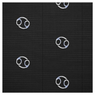 Chrome like Cancer Zodiac Sign auf Schlange Dekora Stoff